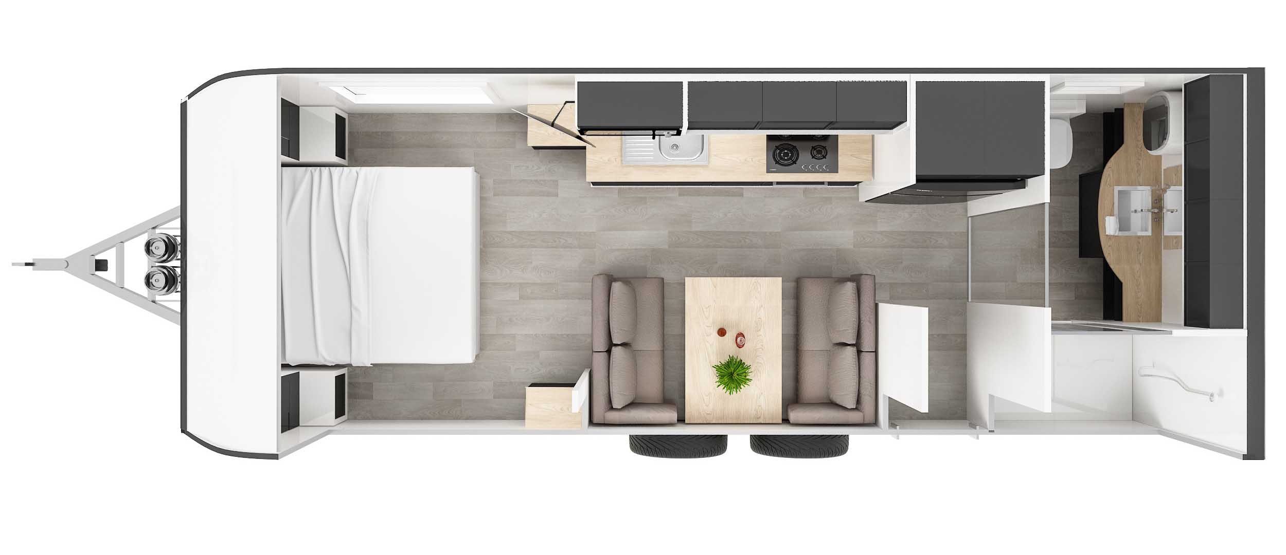 Windsor Genesis 196RD Floorplan